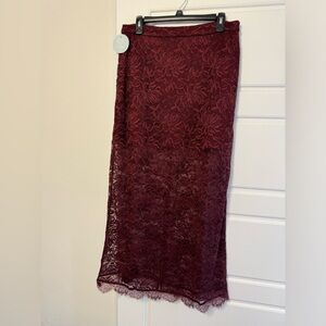 Hill House Olympia Plum Skirt